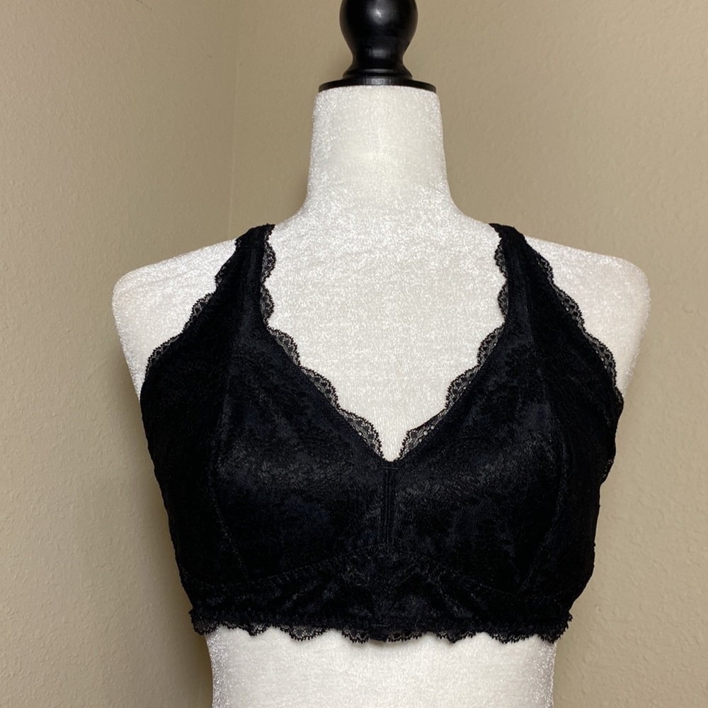 Black Lace Bralette Classic from Felina - Picture 12 of 13